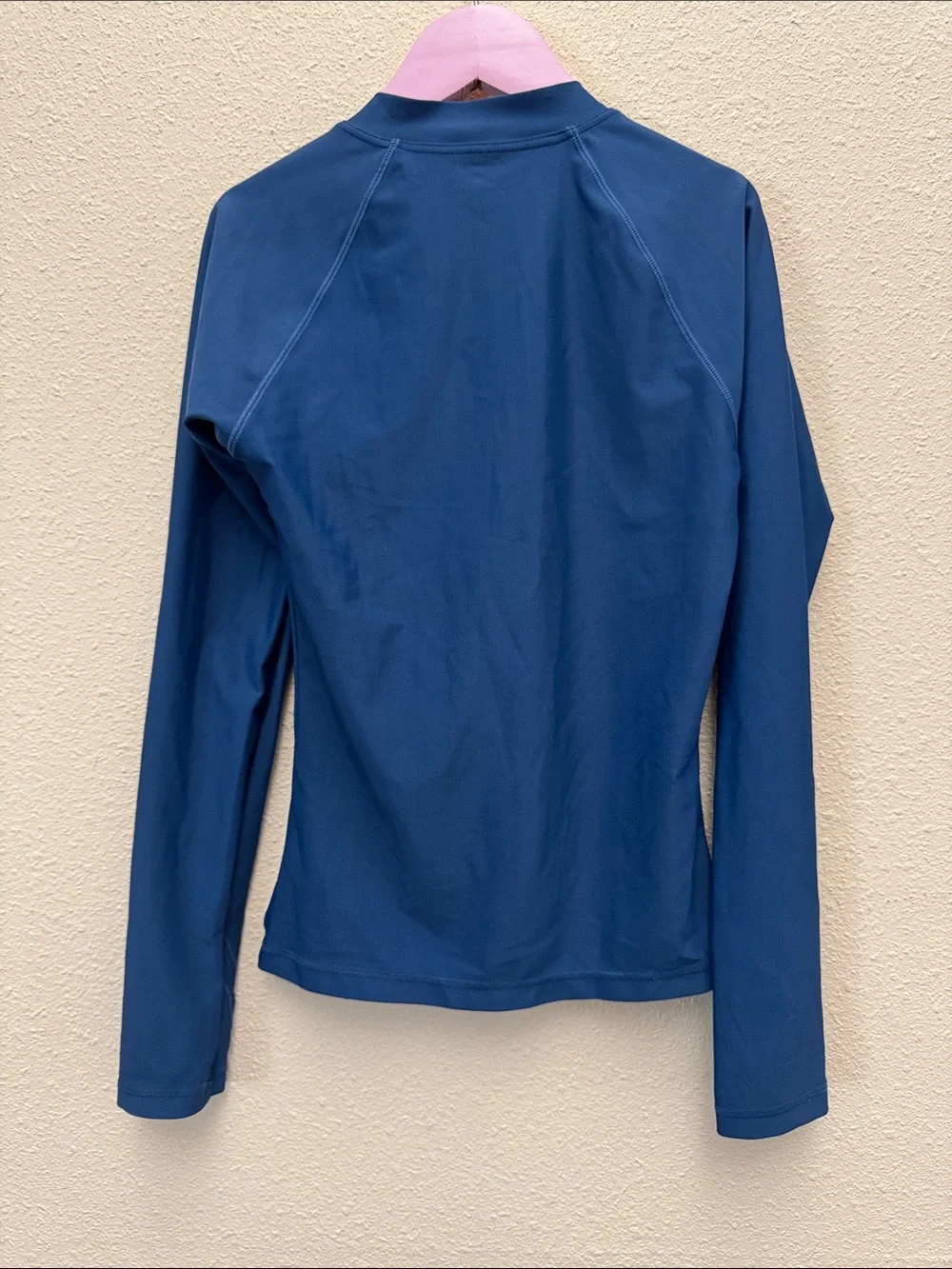 Seafolly Girls UV  Rash Top Indigo Blue Full-Zip Long Sleeve Rash Guard Size 12